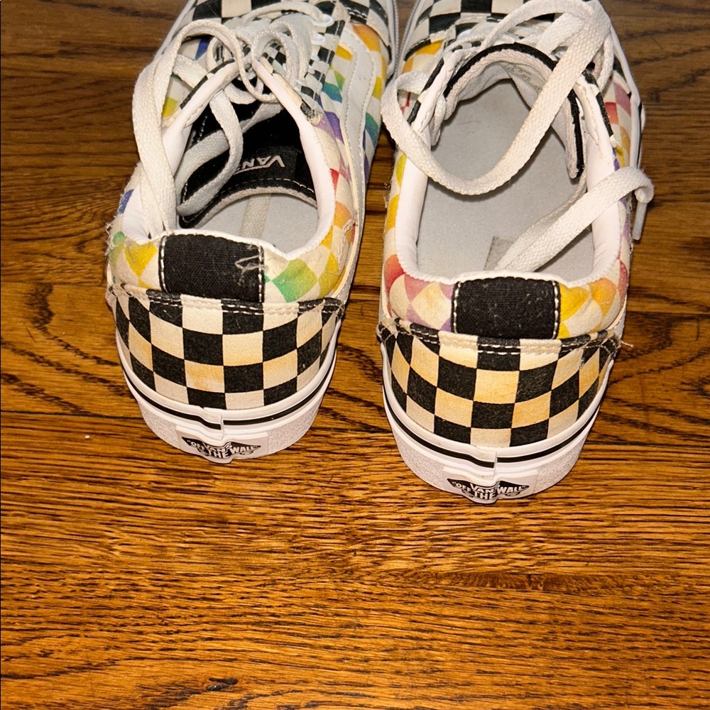 Vans Multicolor Checkered Sneakers - Picture 7 of 10